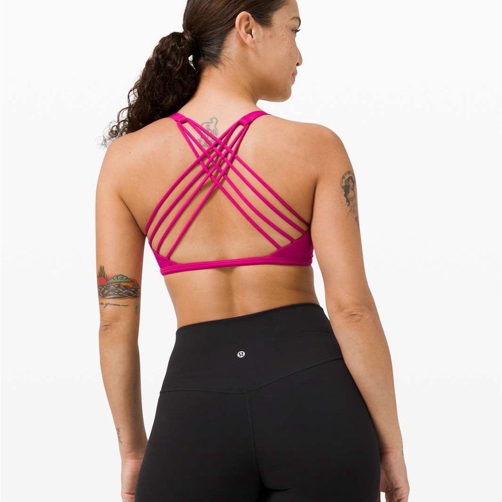 Lululemon Free to Be Bra Wild Ripened Raspberry
